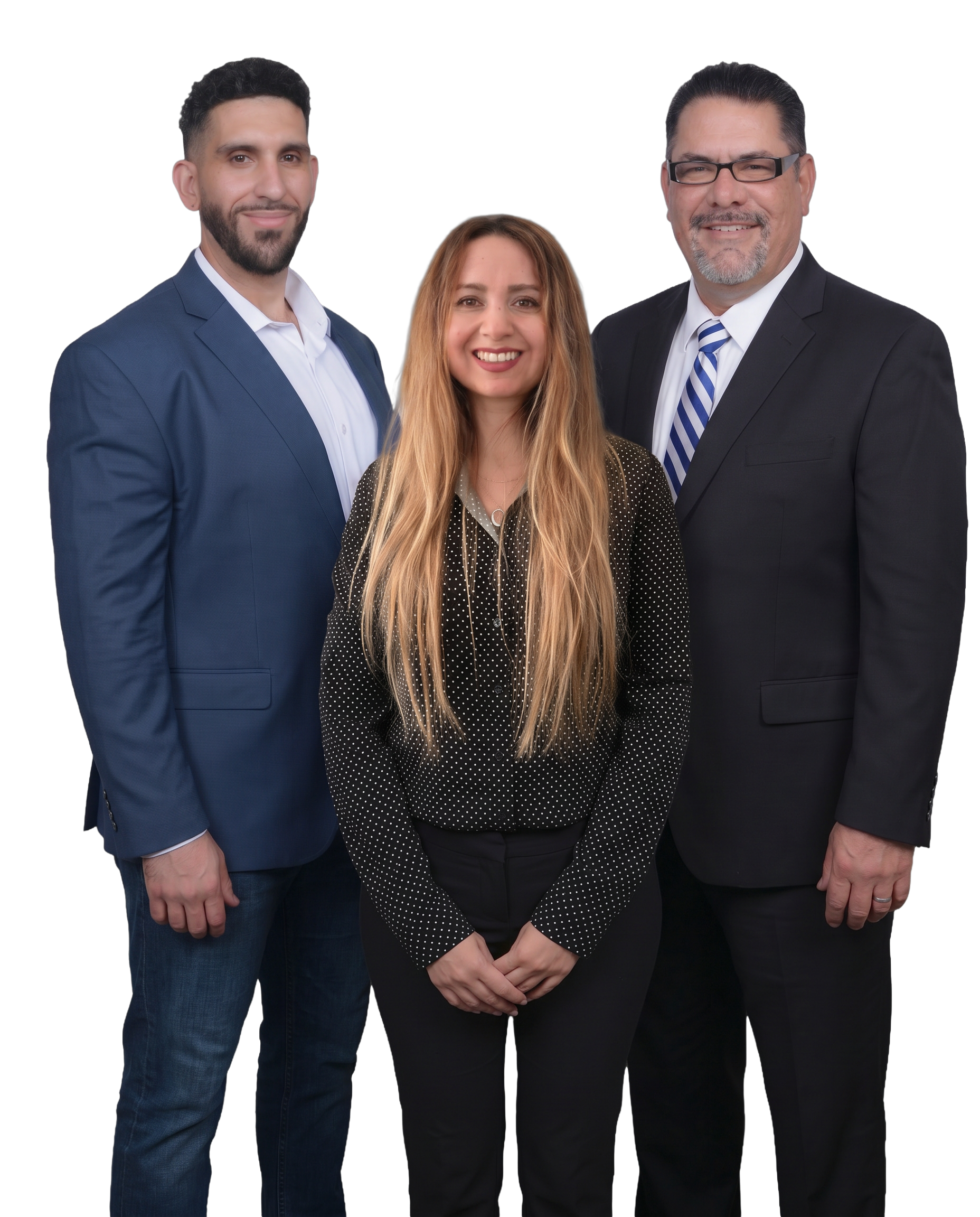 Darren, Laura, and Steve of Hojjati CPA standing together